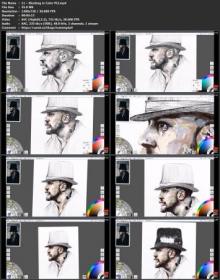 Pencilkings - Portrait Painting in ArtRage - Learn how to Paint an Awesome Digital Portrait of Actor, Tom Hardy