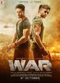 War (2019)[Proper Hindi - HDRip - x264 - 700MB - ESubs]