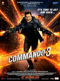 Commando 3 (2019)[Hindi - HQ DVDSCr - x264 - 400MB]