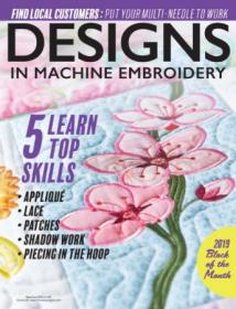 Designs in Machine Embroidery - May-June 2019