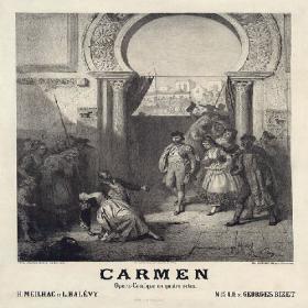 Georges Bizet - 1873-74 Carmen - [H Meilhac And L Halévy After P  Mérimée] - Unknown Artists