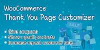 CodeCanyon - WooCommerce Thank You Page Customizer v1.0.4.2 - Increase Customer Retention Rate - Boost Sales - 22956731
