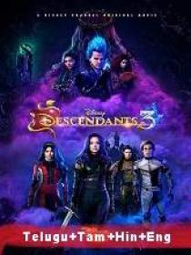 Descendants 3 (2019) 1080p HDRip - Original [Telugu + Tamil + Hindi + Eng] 1.8GB ESub