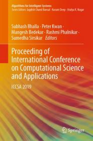 Proceeding of International Conference on Computational Science and Applications- ICCSA 2019