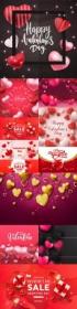 Valentine's Day romantic elements decorative illustrations 15