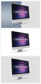Isolated Side View Desktop Computer Mockup 211823719