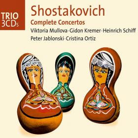 Shostakovich - Viktoria Mullova ▪︎ Gidon Kremer ▪︎ Heinrich Schiff ▪︎ Peter Jablonski ▪︎ Cristina Ortiz ‎– Complete Concertos