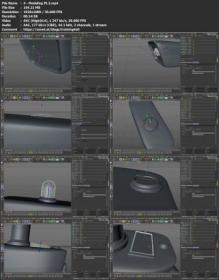 Skillshare - Modeling and Texturing 3D Portal Gun (Cinema4d)