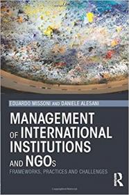 Management of International Institutions and NGOs