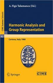Harmonic Analysis and Group Representations- Lectures given at a Summer School of the Centro Internazionale Matematico E