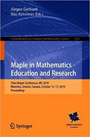 Maple in Mathematics Education and Research- Third Maple Conference, MC 2019, Waterloo, Ontario, Canada, October 15-17,