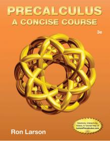 Precalculus- A CoNCISe Course, 3rd Edition