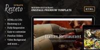 ThemeForest - Resteto v1.0 - One-page Restaurant Premium Template (Update- 1 July 15) - 7698095