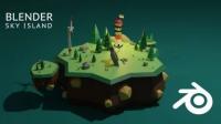 Create A Sky Island In Blender 2.8