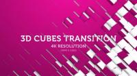 Videohive - 3D Cubes Transition 07 - 4K 18013679