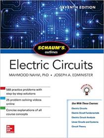 Schaum's Outline of Electric Circuits, Seventh Edition [True PDF]