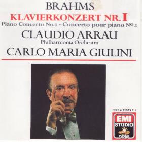 Brahms Piano Concerto #1 - Philharmonia Orchestra, Carlo Maria Giulini, Claudio Arrau