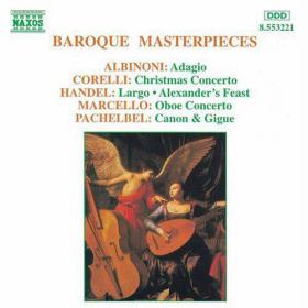 Baroque Masterpieces - Albinoni, Corelli, Handel, Marcello, Pachelbel ‎– Budapest Strings, Capella Istropolitana