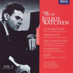 Julius Katchen - The Art of Julius Katchen Vol  5 - Tchaikovsky, Prokofiev, Rachmaninoff, & ors