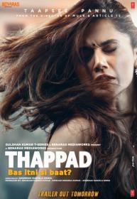 Thappad (2020) [Hindi - 1080p Proper HQ TRUE HD AVC - x264 - AC3 DD 5.1 - 3.5GB - ESubs]