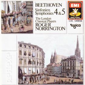 Beethoven - Sinfonien, Symphonies 4 & 5 - The London Classical Players, Roger Norrington