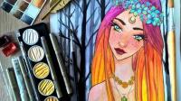 Udemy - Forest Fairy Watercolor Manga Portrait Painting Course