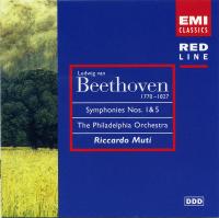 Beethoven ‎– Symphony No  1, Symphony No  5 - The Philadelphia Orchestra, Ricardo Muti