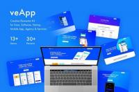 ThemeForest - veApp v1.0.0 - Mobile Startup Template Kit (Update - 11 May 20) - 26418765