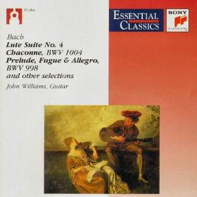 Bach - Lute Suite No  4, Chaconne, Prelude, Fugue & Allegro - John Williams, Guitar, Peter Hurford