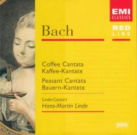 Bach ‎– Coffee Cantata, Kaffee Kantate  Peasant Cantata, Bauern Kantate - Linde-Consort, Hans-Martin Linde
