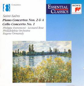 Saint-Saëns ‎– Piano Concertos Nos 2 &4  Cello Concerto No 1- Philadelphia Orchestra, Eugene Ormandy  Philippe Entremont, Leonard Rose