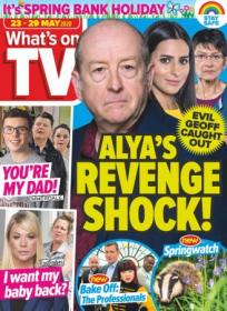 What's on TV - 23 May 2020