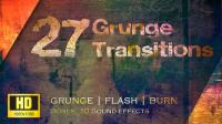 Videohive - Grunge Transitions - Pack of 27 - HD 22571683