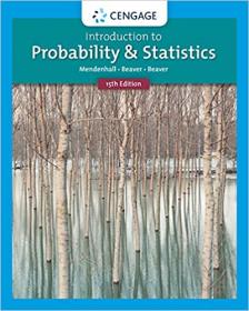 Introduction to Probability and Statistics 15th Edition