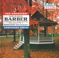 Barber, Hanson ‎– Music Of Samuel Barber, Symph 1 & 2, Howard Hanson Concerto - N Z Symphony Orchestra, MIT Symphony Orchestra