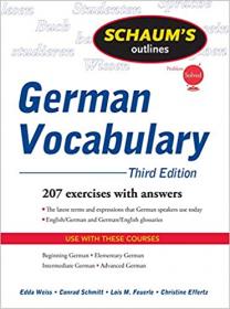 Schaum's Outline of German Vocabulary, 3rd Edition