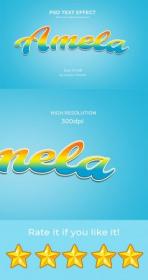 GraphicRiver - Amela - 3D game Logo Rainbow Text Effect 26999571