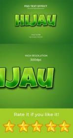 GraphicRiver - Hijau - Green 3D Game Logo Text Effect 26999605