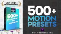 Motion Array - Most Handy Motion Preset For Premiere Pro 208126