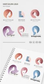 Hair Salon Logo Vector Templates
