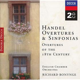 Handel - Overtures & Sinfonias, Overtures Of The 18th Century - English Chamber Orchestra, Richard Bonynge 2CDs
