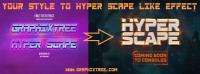 Space Text Effect - Hyper Scape Style[GraphixTree.com]
