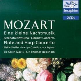 Mozart - Eine Kleine Nachtmusik, Flute And Harp Concerto, Etc - Philharmonia & Royal Philharmonia Orchestra, Davis, Beecham 2CDs