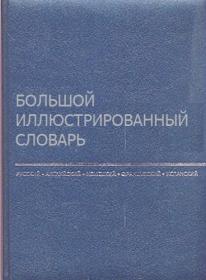 Большой иллюстрированный словарь  Русский  Английский  Немецкий  Французский  Испанский