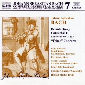 Bach - Brandenburg Concertos No  4 & 5, Triple, Vol  2 - Cologne Chamber Orchestra, Helmut Müller-Brühl
