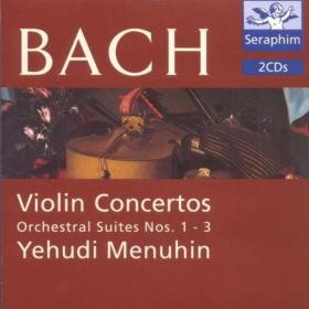 Bach - Violin Concertos, Orchestral Suites Nos  1 - 3 - Bath Festival Orchestra, Yehudi Menuhin, Christian Ferras, Leon Goossens - 2CDs