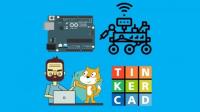 Learn Circuits with Tinkercad - Arduino based Robots Design (Updated)