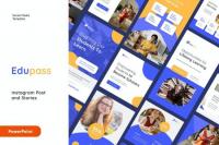 Education Instagram Post and Stories Powerpoint