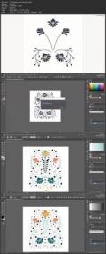 How to make a half-drop repeating pattern in Adobe Illustrator