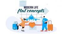 Videohive - Modern life - Flat Concept 28828984